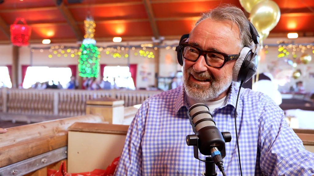 Wenn die Wiesn noch lange nicht vorbei ist: Stephan Kuffler aus dem Weinzelt